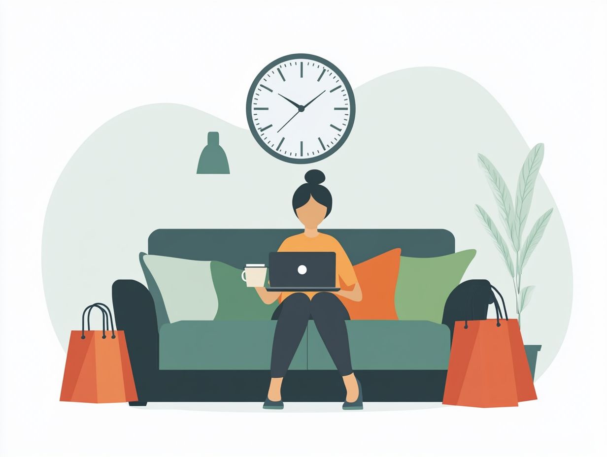 1. How can I save time while shopping online?